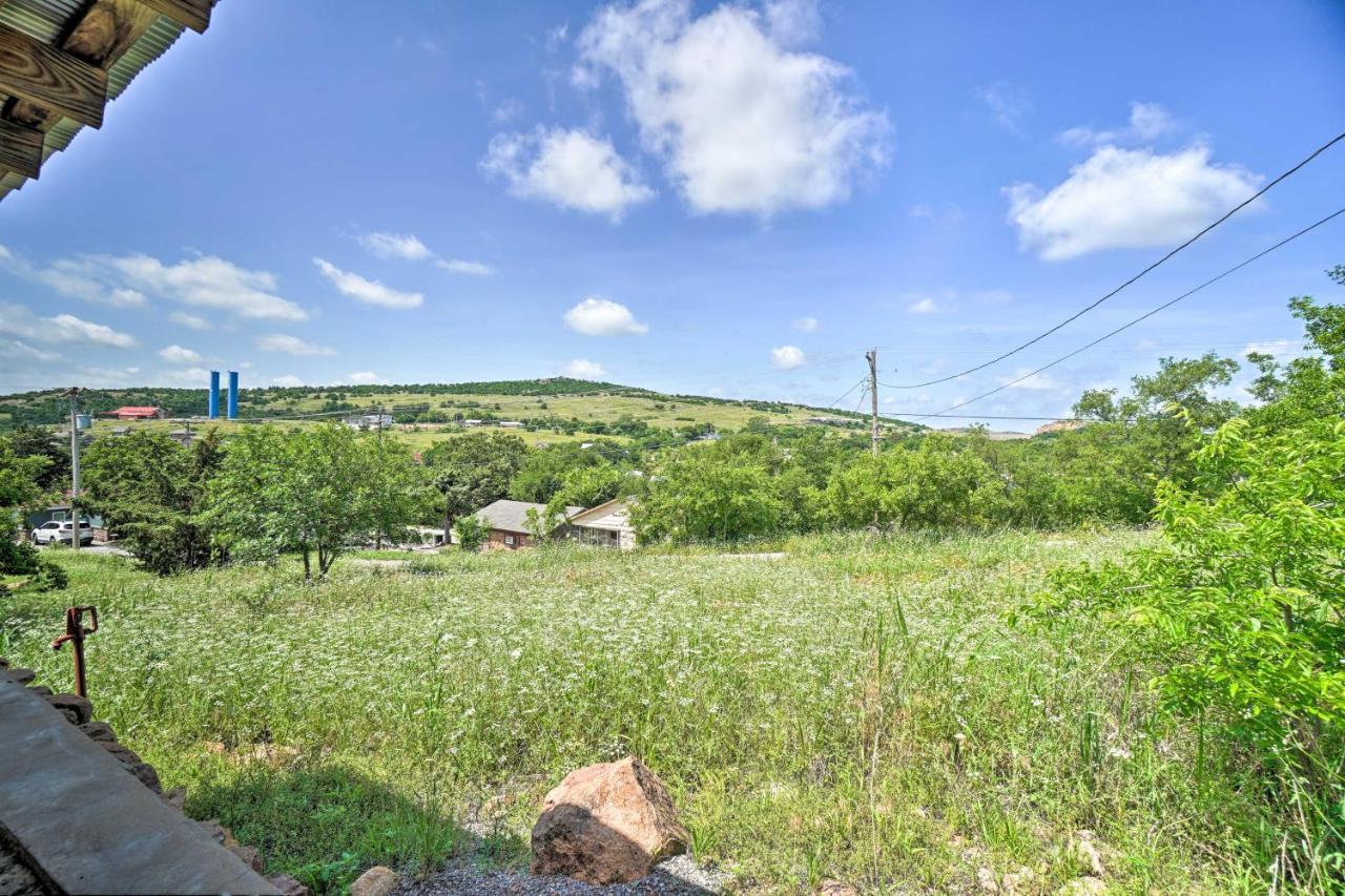 Enchanting Hilltop Cottage In Medicine Park! Esterno foto